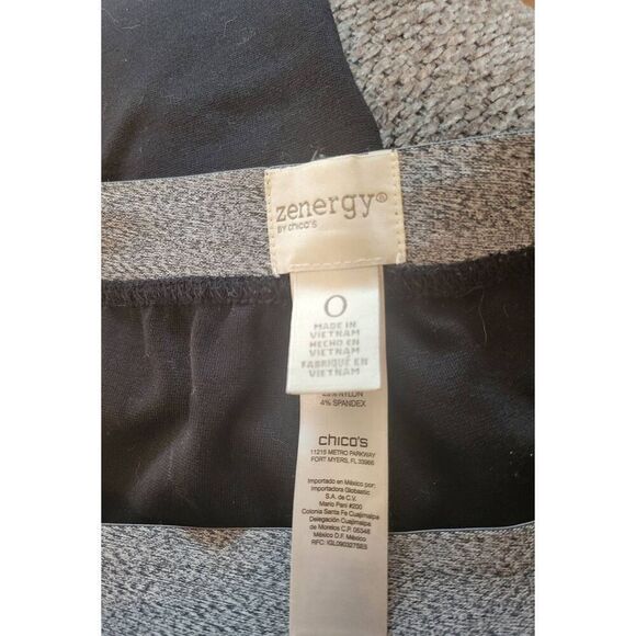 Chico's pleather front leggings. 0=small black Womens - Picture 10 of 12